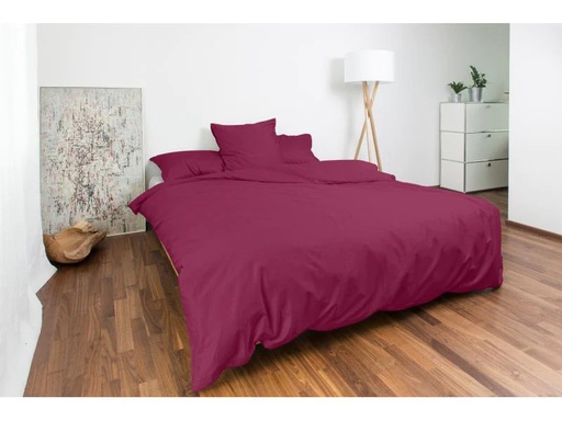 [90069113 1089208] Night Fashion Duvetbezug Edi 160 x 210 cm, Brombeer