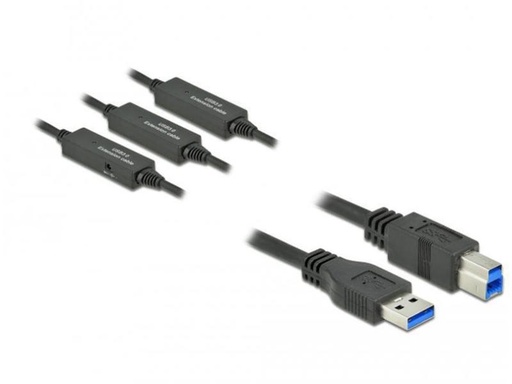 [90069172 1022602] Delock USB 3.1-Kabel  USB A - USB B 15 m