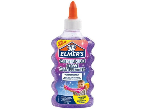 [90069231 1014428] Elmers Bastelkleber Glitter Glue 1 Stück, Violett