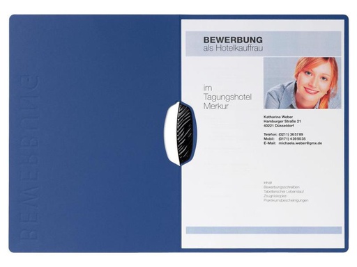 [90069297 990133] Pagna Bewerbungsmappe A4 Swing Blau