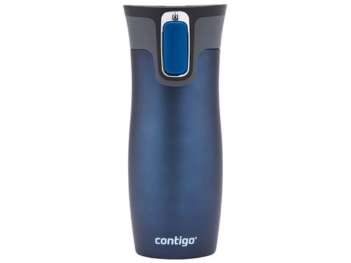 [90069324 1135039] Contigo Thermobecher West Loop 470 ml, Dunkelblau