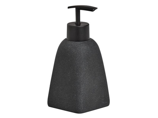 [90069429 1157031] Zeller Present Seifenspender Dark Stone 280 ml, Schwarz