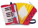 Bontempi Musikinstrument Akkordeon mit 17 Tasten C-E