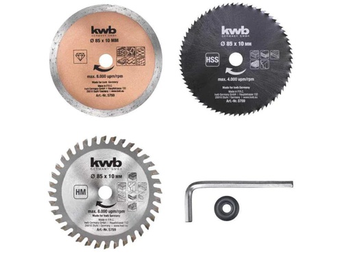 [90069455 493152] kwb Kreissägeblatt-Set Mini