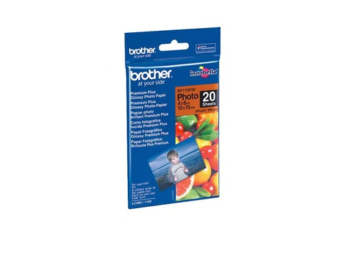 [90069467 523546] Brother Fotopapier 10 x 15 cm 260 g/m² 20 Stück