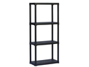 Art Plast Regal T60/4 Polypropylen (PP), Schwarz
