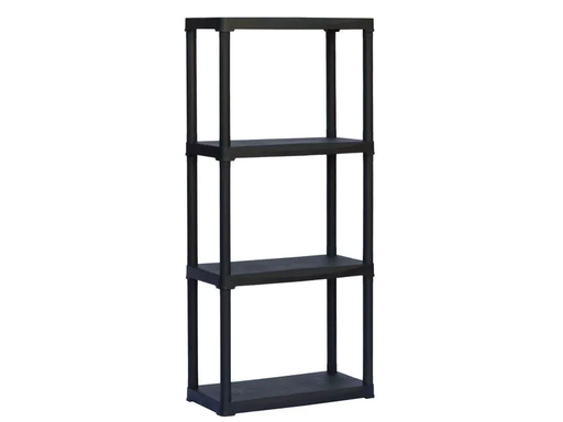 [90069545 1155501] Art Plast Regal T60/4 Polypropylen (PP), Schwarz