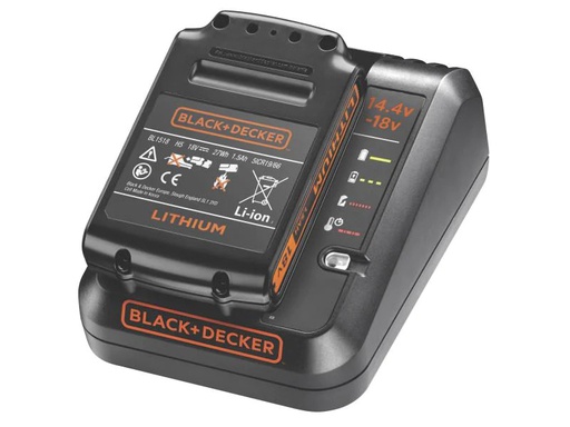 [90069620 598958] BLACK+DECKER Akku und Ladegerät 18 V 1,5 Ah BDC1A15-QW