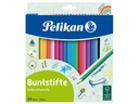 Pelikan Farbstifte dreikant Dünn, 24er-Set