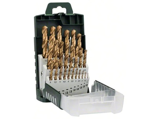 [90069709 632962] Bosch Metallbohrer-Set HSS-TiN 25-teilig