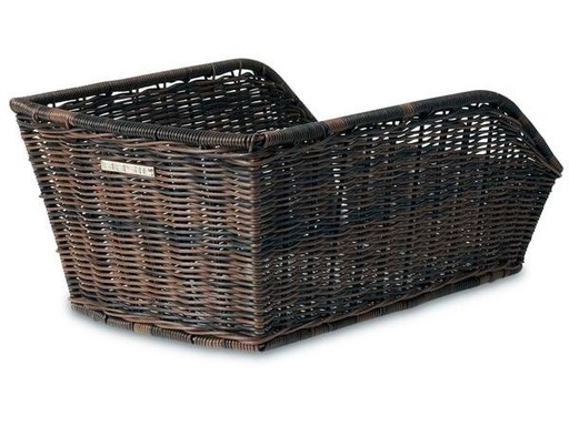 [90069714 1190520] BASIL Velokorb Cento Rattan Look Braun