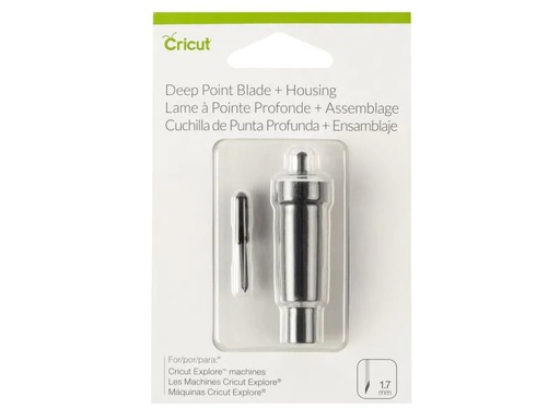 [90069740 926403] Cricut Ersatzklinge und Gehäuse Deep-Point