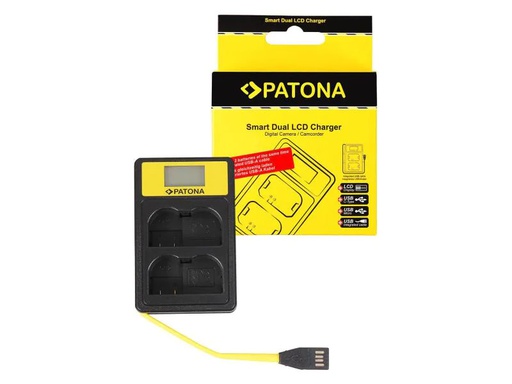 [90069809 1021667] Patona Ladegerät Smart Dual LCD USB Nikon EN-EL15