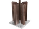 Kai Messerblock Stonehenge Walnuss/Edelstahl
