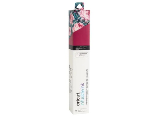 [90069896 1005193] Cricut Aufbügelfolie Infusible Ink Cabbage Rose 2 Stück