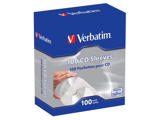 [90069909 759092] Verbatim CD-Tasche 49976 Weiss