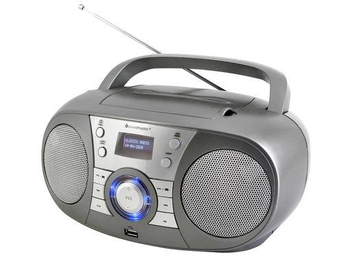 [90070121 1130188] soundmaster DAB+ Radio SCD1800 Grau