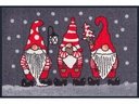 wash+dry Fussmatte Winterzwerge 50 cm x 75 cm