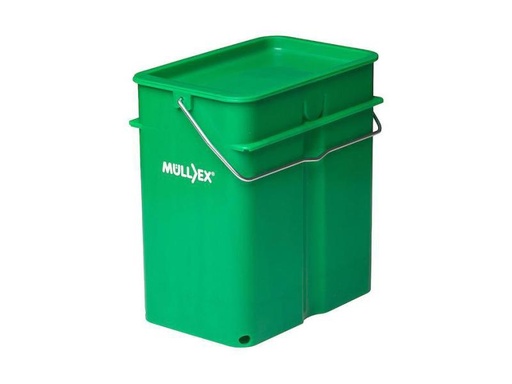 [90070315 1018800] Müllex Kompostbehälter TERRA 5 l, komplett, Grün