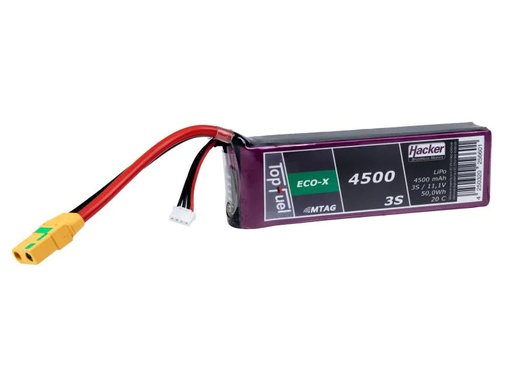 [90070505 1017086] Hacker RC-Akku LiPo 4500 mAh 11.1V 20C TopFuel MTAG