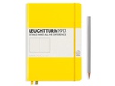 Leuchtturm Notizbuch Medium A5, Blanko, 2-teilig, Zitrone