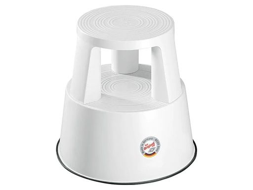 [90070612 1022669] WEDO Rollhocker Step Kunststoff, Weiss