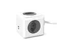 Allocacoc Tischsteckdosenleiste PowerCube Extended 4x T13, 3 m mit USB