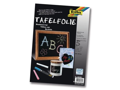 [90070710 649258] Folia Kreidefolie 5 x 23 x 33 cm beschreibbar, selbstklebend