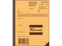 Favorit Durchschreibeblock 113 x 144 mm Quittungen, Blau/Weiss