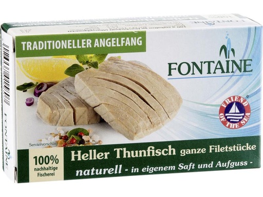 [90070858 1028828] Fontaine Konserven Thunfisch hell naturell 120 g
