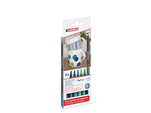 [90070896 551735] edding Porzellanmarker 4200 Cool 6 Stück