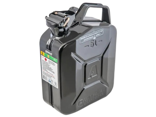 [90070938 823743] Arnold Benzinkanister 5 l Metall, Schwarz
