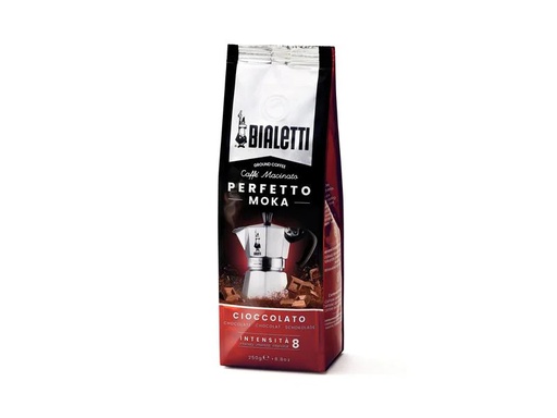 [90070953 1129909] Bialetti Kaffee gemahlen Perfetto Moka Cioccolato 250 g