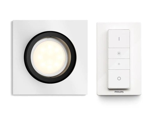 [90070954 588145] Philips Hue Einbauspot Milliskin 50421/48/P7 GU10 Schwarz