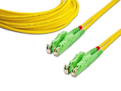[90071029 849045] Lightwin LWL-Patchkabel E2000/APC-E2000/APC, Singlemode, Duplex, 10m