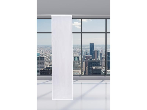 [90071102 945427] Casa Leon Flächenvorhang 60 cm x 245 cm, Weiss