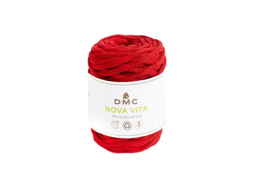 [90071117 1109457] DMC Wolle Nova Vita Makramee Cord 250 g Rot