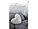 Braun + Company Trauerkarte Stein-Herz