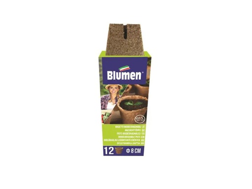 [90071220 1036078] Blumen Aufzuchttöpfe 8 cm quadratisch, 12 Stück