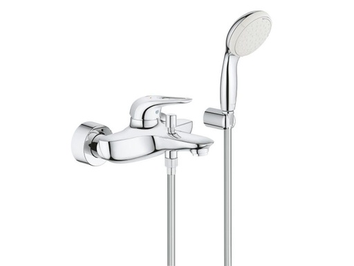 [90071317 891291] GROHE Badewannenarmatur Eurostyle, offener Griff, mit Brause