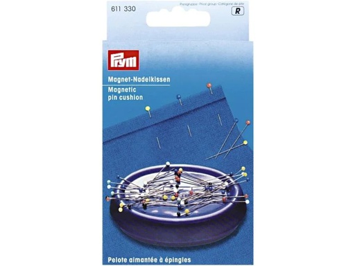 [90071345 1088159] Prym Magnetnadelkissen 14 x 8 x 3 cm, Pflaumenblau