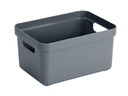 Sigma Home Aufbewahrungsbox 13 l Blau/Grau