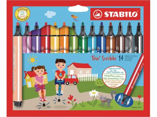 [90071508 576084] STABILO Trio Scribbi 14 Stück