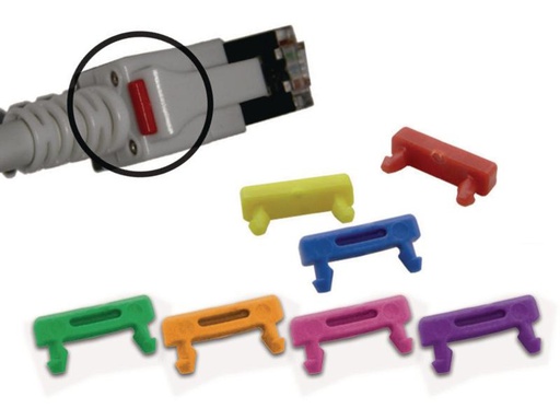 [90071611 293727] Wirewin Clip LED-Patchkabel 100 Stück Rot