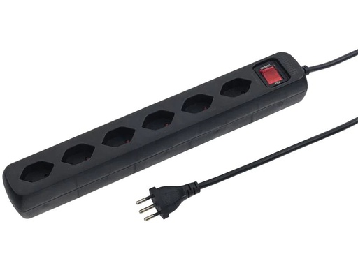 [90071631 601682] STEFFEN Steckdosenleiste POWER EASY 6x T13 quer