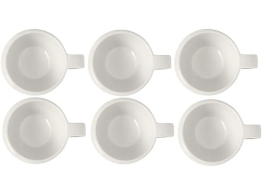 [90071660 1106933] Villeroy &amp; Boch Espressotasse New Moon 100 ml, 6 Stück, Weiss