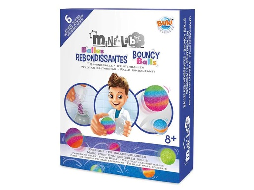 [90071674 835927] Buki Experimentierkasten Mini Lab Springbälle