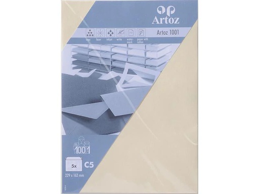 [90071687 1212378] Artoz Couvert 1001, C5, 5 Stück, Chamois