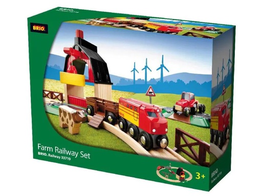 [90071689 309811] BRIO Eisenbahn Bauernhof Set