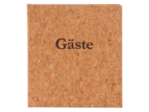 [90071831 1045800] Goldbuch Gästebuch aus Kork